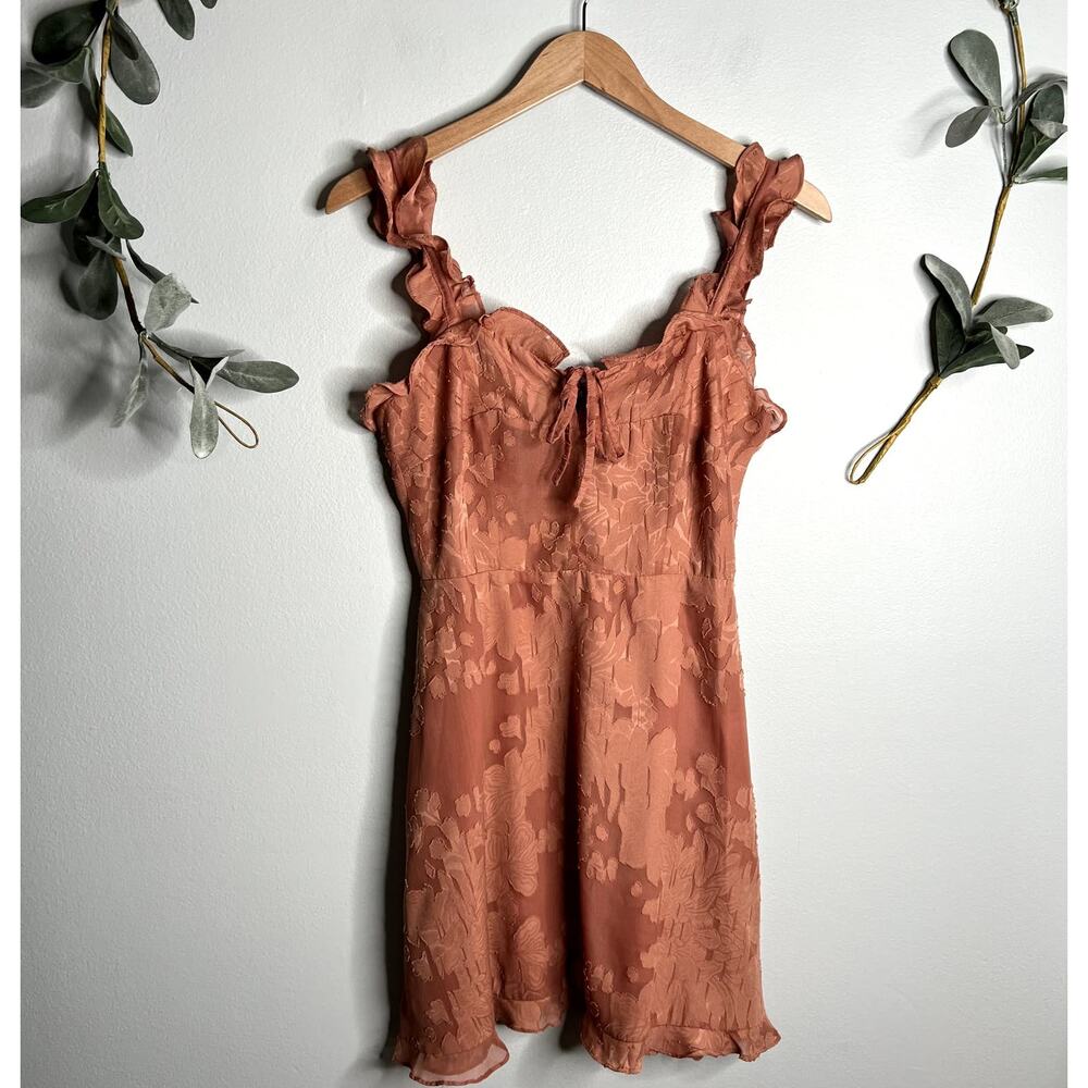 PPLA Clothing Orange Mini Dress
